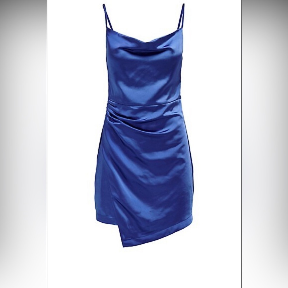 BLUE Slip dress NWT